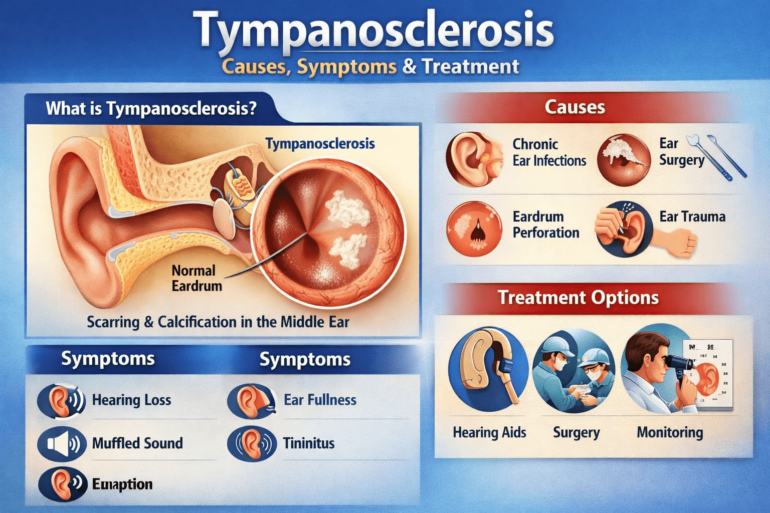 Tympanosclerosis: Causes, Symptoms & Treatment